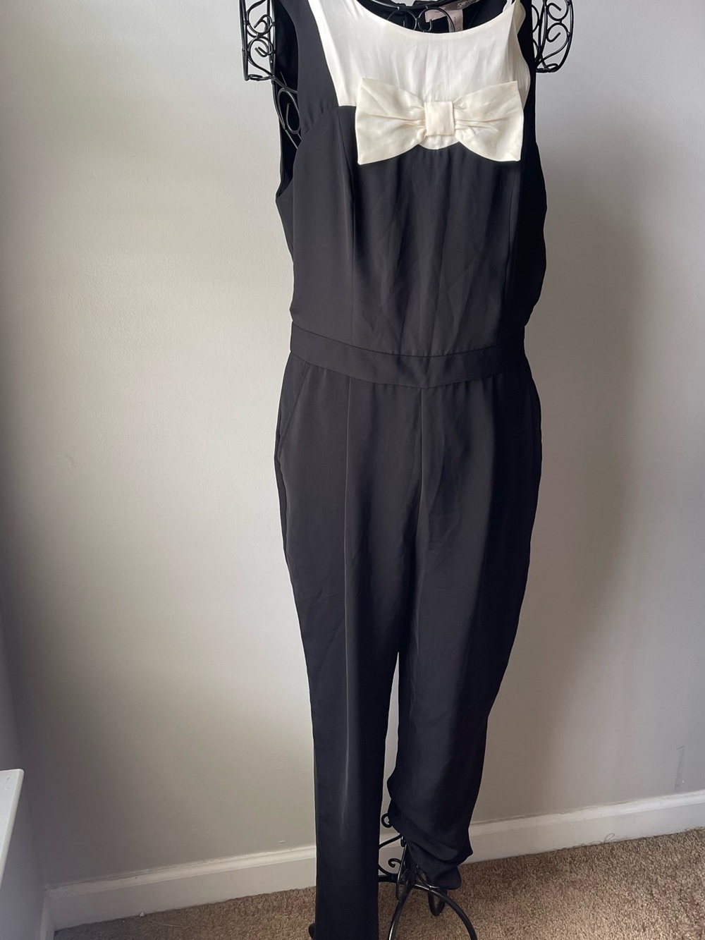 Black and Cream Romper